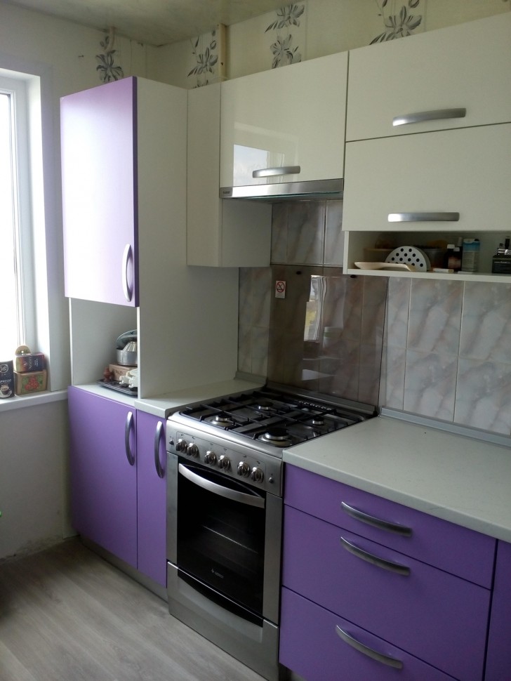 Лофт европейская кухня краска Deluxe, ДСП 1м Вариант 1336