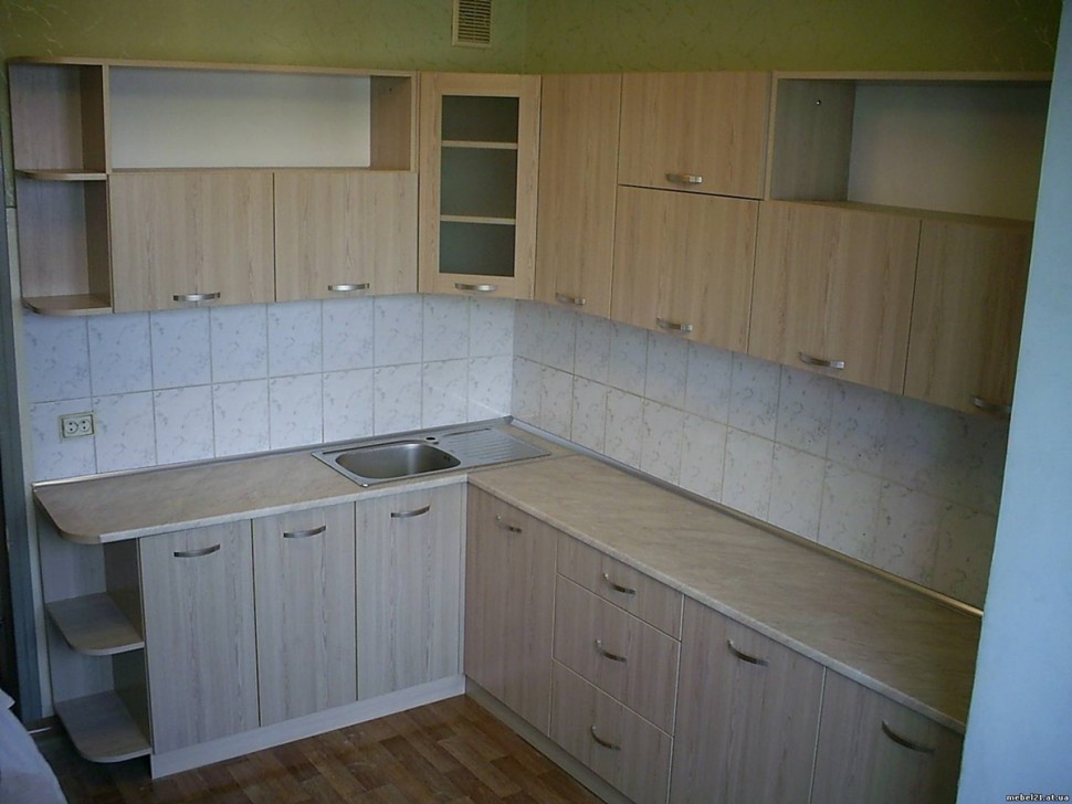 Прованс восточная пластик кухня Deluxe, ДСП 1м Вариант 1719