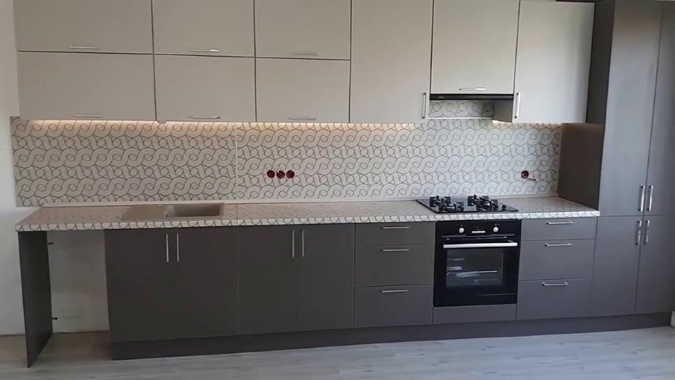 Модерн итальянская пластик кухня Germes, ДСП 1м Вариант 600