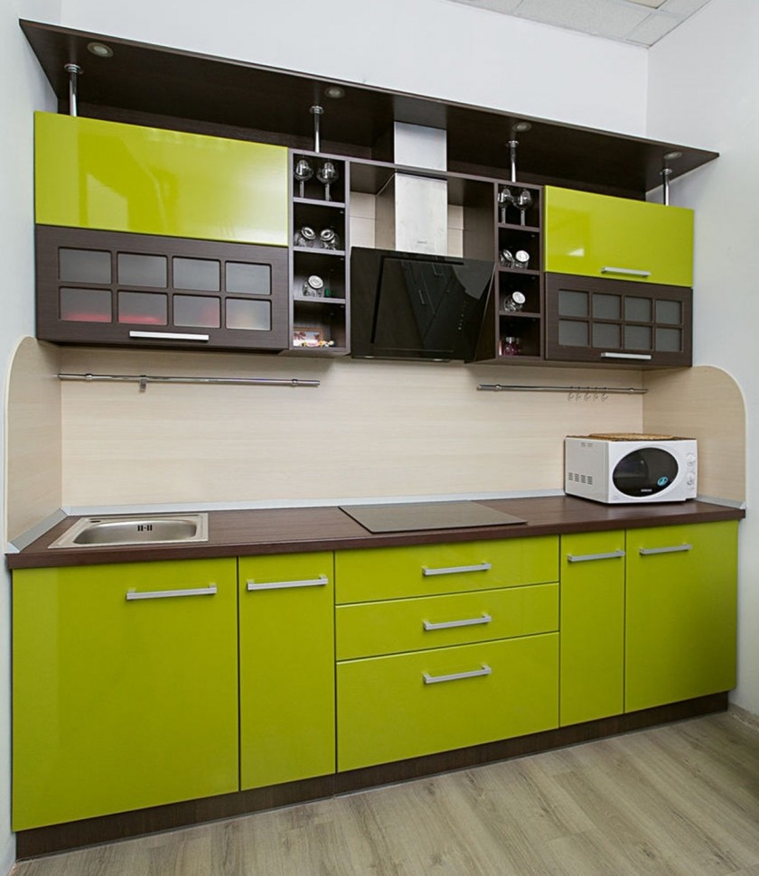 Лофт европейская пленочная кухня Deluxe, ДСП 1м Вариант 2053