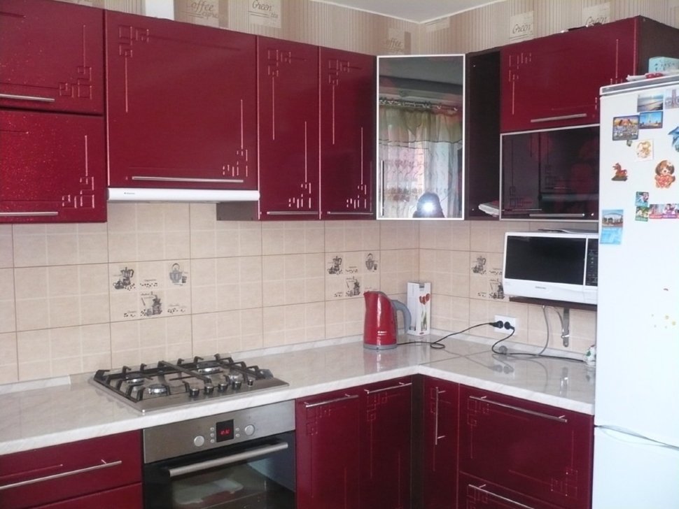 Хай-тек восточная фрезерованный мдф кухня Germes, ДСП 1м Вариант 867