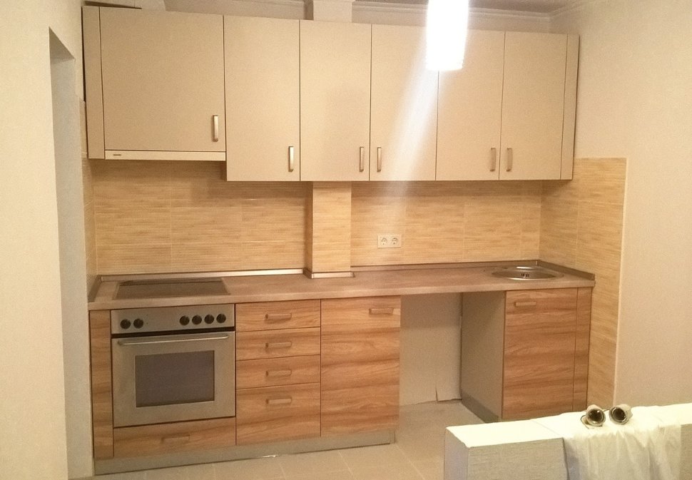 Барокко европейская пластик кухня Germes, ДСП 1м Вариант 413