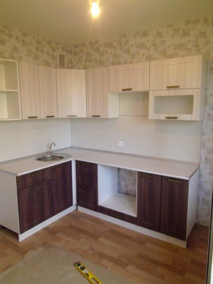 Лофт американская пластик кухня Deluxe, ДСП 1м Вариант 1622