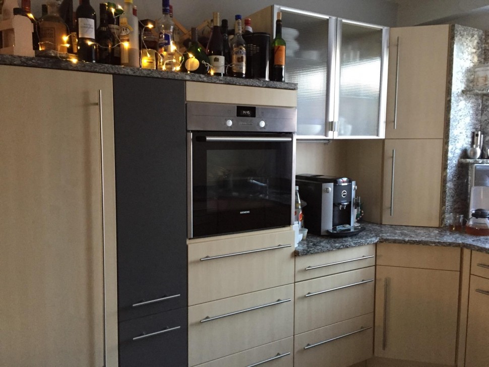 Красная кухня 5 метров угловая Germes ДСП, МДФ 1 метр Вариант 2411