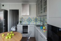 Красная кухня 5 метров угловая Germes ДСП, МДФ 1 метр Вариант 2412