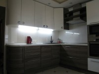 Фиолетовая кухня 2 метра угловая Germes ДСП, МДФ 1 метр Вариант 2520