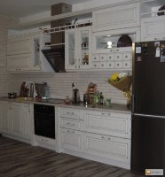 Класcика восточная деревянная кухня Germes, ДСП 1м Вариант 30