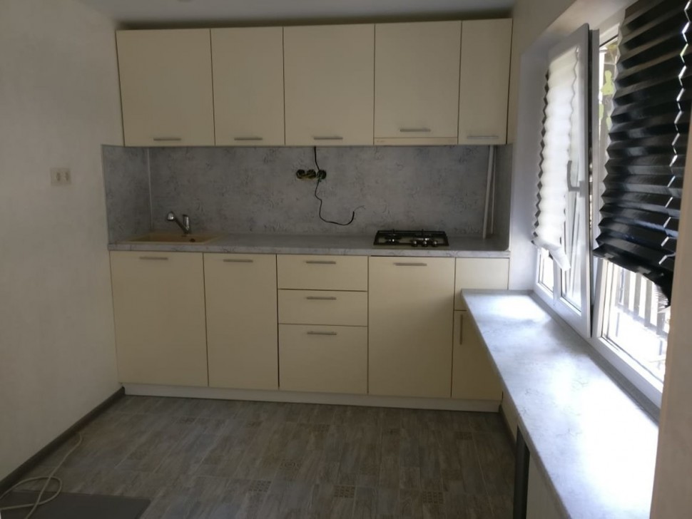 Хай-тек американская пластиковая кухня Deluxe, ДСП 1м Вариант 1780