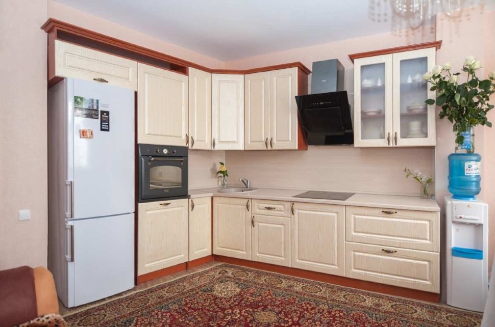 Рококо европейская фрезерованный мдф кухня Germes, ДСП 1м Вариант 851