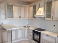 Барокко итальянская кухня стекло Germes, ДСП 1м Вариант 972