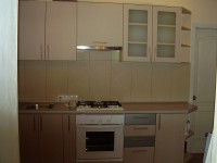 Минимализм восточная пластиковая кухня Germes, ДСП 1м Вариант 557