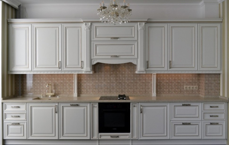 Прованс американская рамочный мдф кухня Deluxe, ДСП 1м Вариант 1939