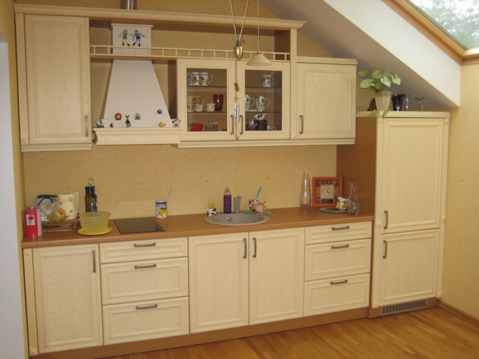 Класcика европейская кухня стекло Deluxe, ДСП 1м Вариант 2144