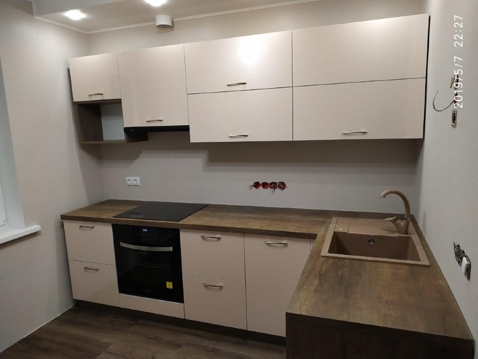 Классическая американская пластик кухня Germes, ДСП 1м Вариант 492