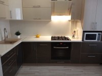 Фиолетовая кухня 1 метр угловая Germes ДСП, МДФ 1 метр Вариант 2517