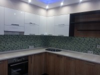 Рококо итальянская пластиковая кухня Germes, ДСП 1м Вариант 662