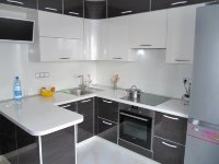 Кантри европейская деревянная кухня Germes, ДСП 1м Вариант 21