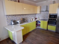 Лофт европейская пластик кухня Germes, ДСП 1м Вариант 539