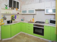 Хай-тек итальянская пластик кухня Germes, ДСП 1м Вариант 688