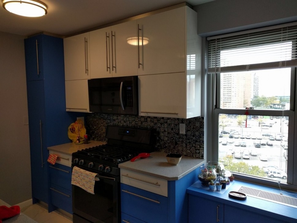 Модерн европейская кухня краска Deluxe, ДСП 1м Вариант 1402