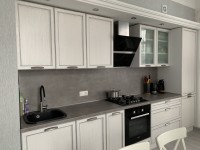 Лофт итальянская рамочный мдф кухня Deluxe, ДСП 1м Вариант 1884