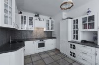 Рококо европейская кухня стекло Germes, ДСП 1м Вариант 1088