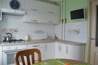 Голубая кухня 6 метров угловая Germes ДСП, МДФ 1 метр Вариант 2307