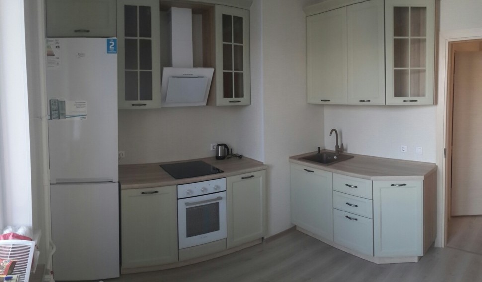 Фиолетовая кухня 6 метров угловая Germes ДСП, МДФ 1 метр Вариант 2530