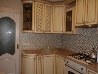 Белая кухня на заказ угловая Germes ДСП, МДФ 1 метр Вариант 2281