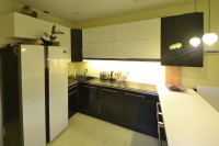 Белая кухня на заказ угловая Germes ДСП, МДФ 1 метр Вариант 2283