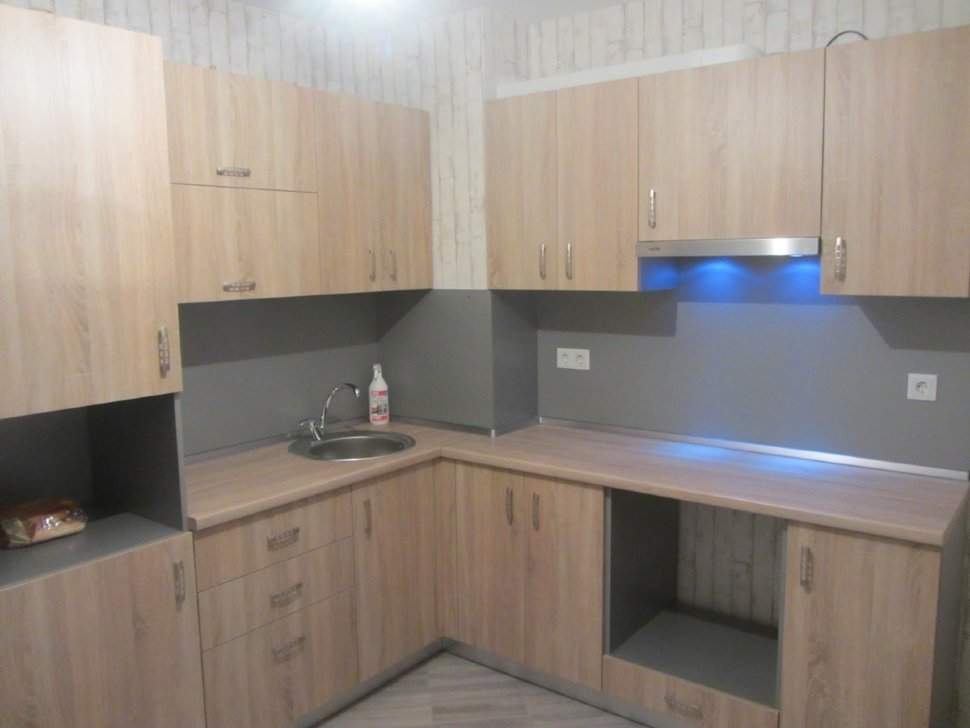 Рококо итальянская пластик кухня Germes, ДСП 1м Вариант 660