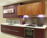 Лофт немецкая крашенная кухня Deluxe, ДСП 1м Вариант 1347