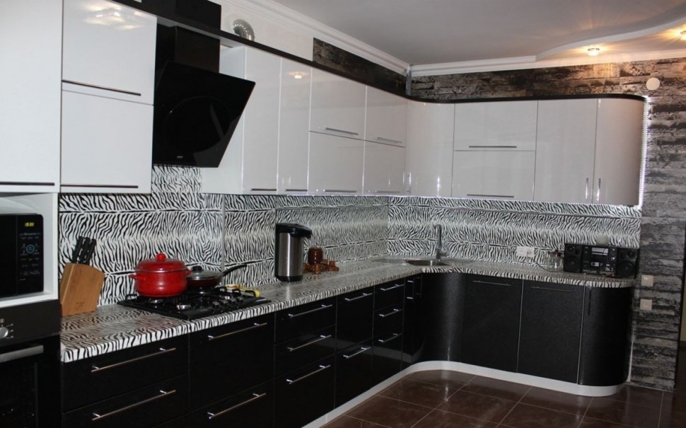 Прованс восточная пластиковая кухня Deluxe, ДСП 1м Вариант 1727