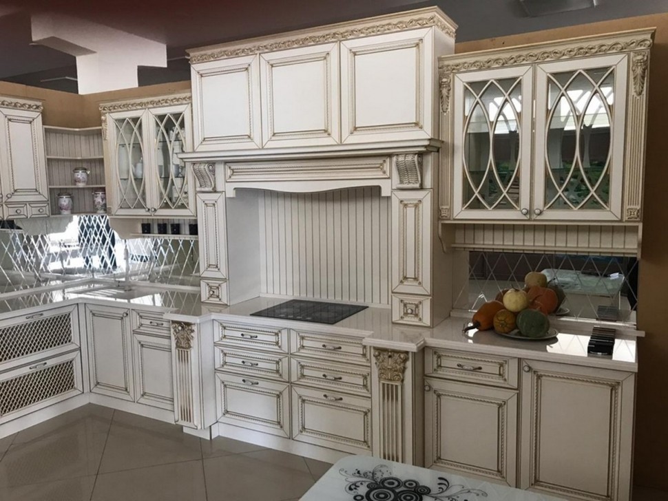 Хай-тек восточная кухня из натурального дерева Deluxe, ДСП 1м Вариант 1201 Хай-тек восточная кухня из натурального дерева Deluxe, ДСП 1м Вариант 1201