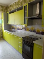 Рококо итальянская крашенная кухня Deluxe, ДСП 1м Вариант 1458