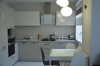 Оранжевая кухня 6 метров угловая Germes ДСП, МДФ 1 метр Вариант 2446