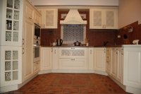 Кантри европейская кухня стекло Germes, ДСП 1м Вариант 985