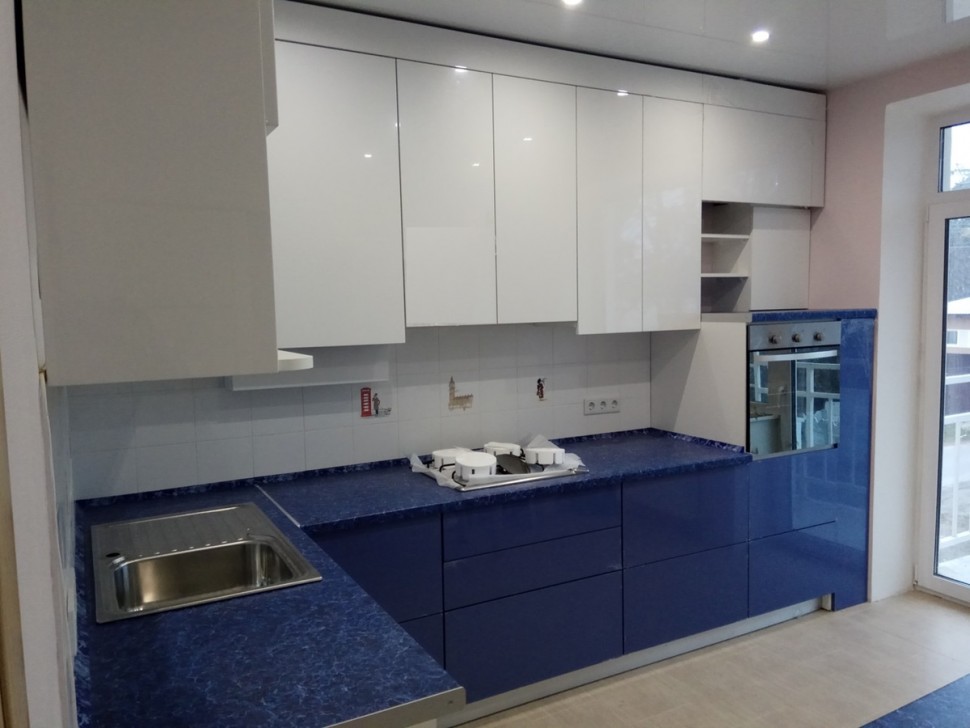 Прованс американская крашенная кухня Deluxe, ДСП 1м Вариант 1417