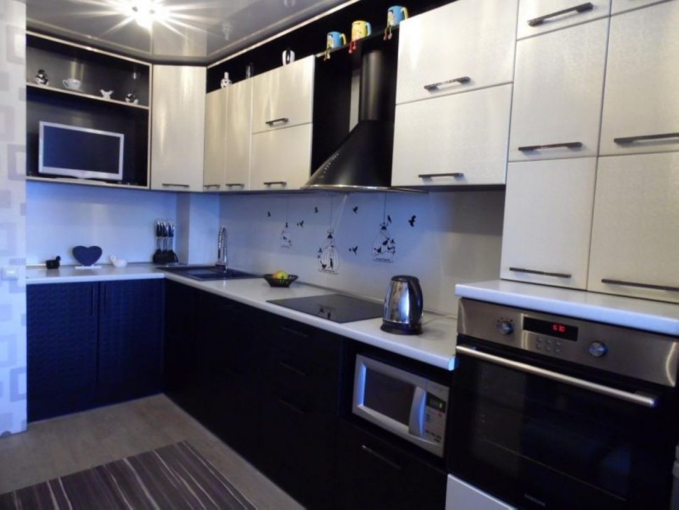 Коричневая кухня на заказ угловая Germes ДСП, МДФ 1 метр Вариант 2393