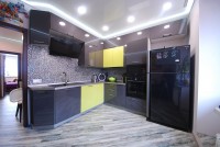 Коричневая кухня на заказ угловая Germes ДСП, МДФ 1 метр Вариант 2394