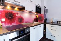 Минимализм европейская пластик кухня Germes, ДСП 1м Вариант 560