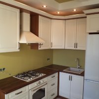 Минимализм европейская кухня стекло Germes, ДСП 1м Вариант 1041