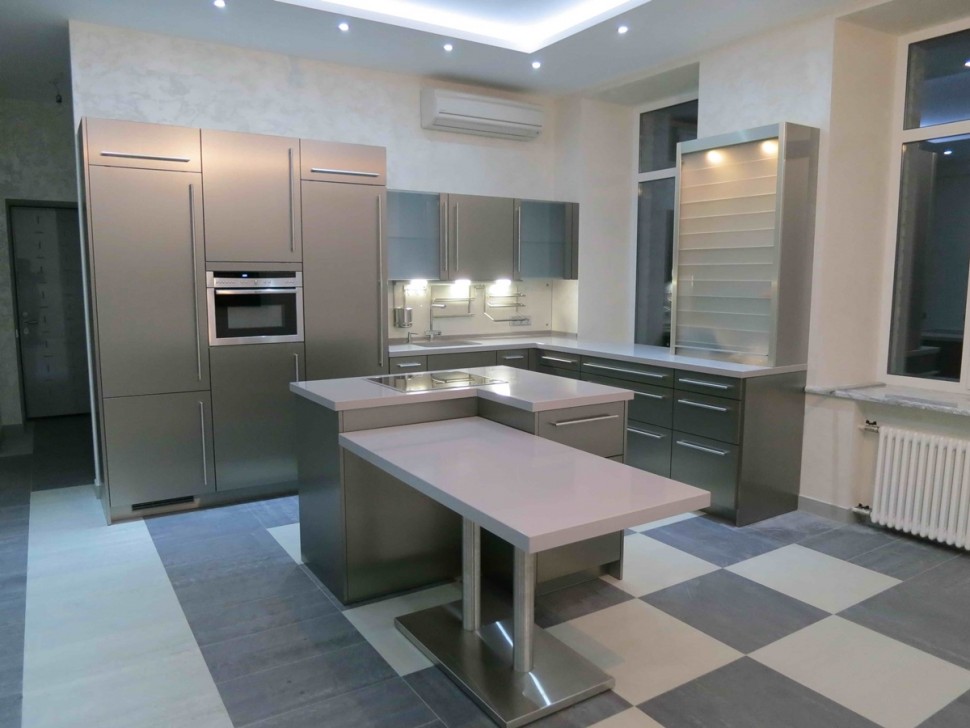 Класcика американская крашенная кухня Deluxe, ДСП 1м Вариант 1265 Класcика американская крашенная кухня Deluxe, ДСП 1м Вариант 1265