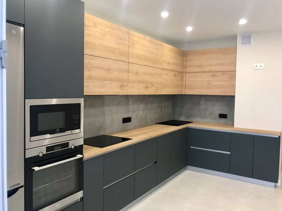 Барокко восточная крашенная кухня Deluxe, ДСП 1м Вариант 1208