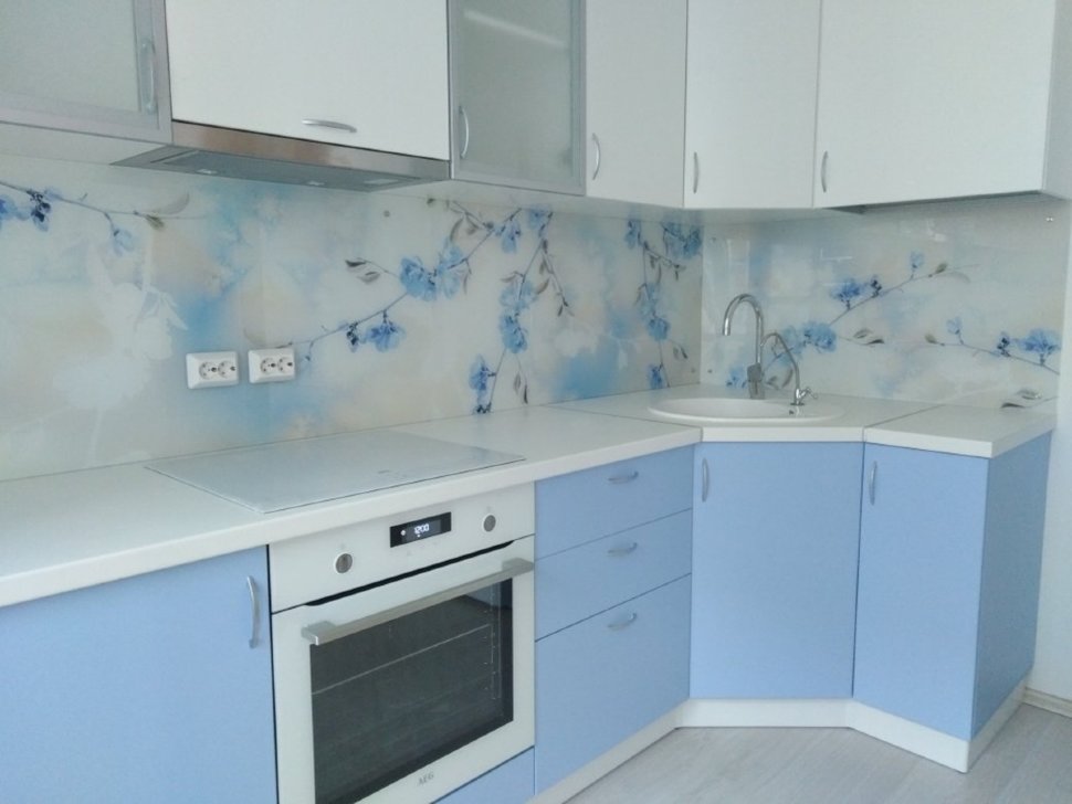 Хай-тек европейская крашенная кухня Germes, ДСП 1м Вариант 378