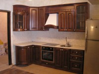 Барокко восточная фрезерованный мдф кухня Deluxe, ДСП 1м Вариант 1809