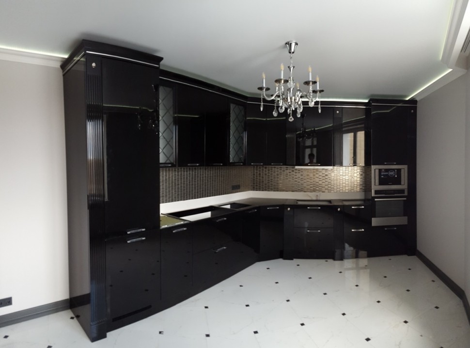 Прованс американская крашенная кухня Deluxe, ДСП 1м Вариант 1418