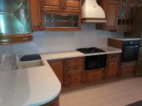 Класcика итальянская кухня стекло Germes, ДСП 1м Вариант 1006