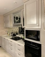 Классическая итальянская кухня из натурального дерева Deluxe, ДСП 1м Вариант 1151