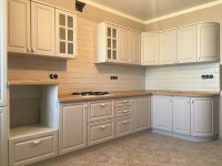 Прованс немецкая кухня стекло Germes, ДСП 1м Вариант 1080